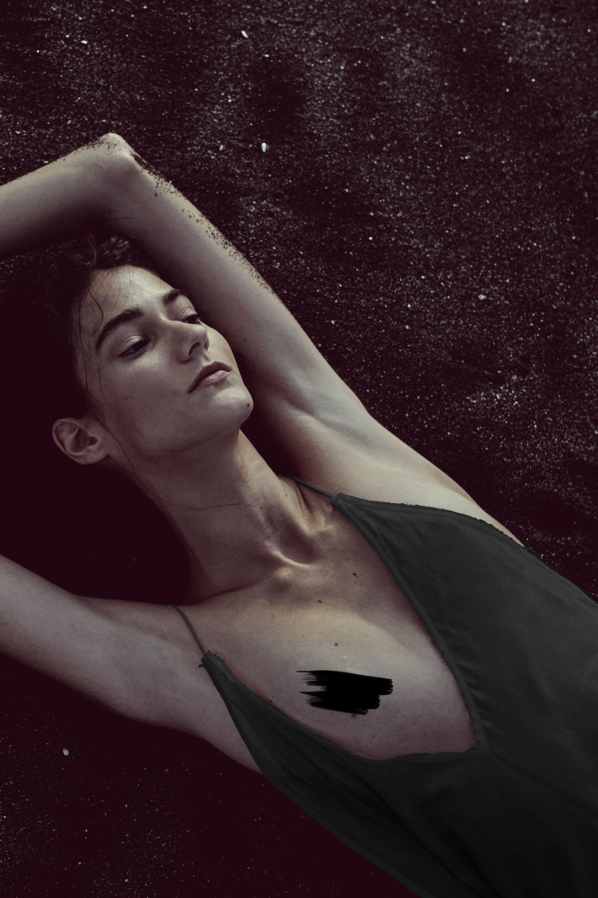 The O'Keeffe Cami Top - Ebony - LOOMES
