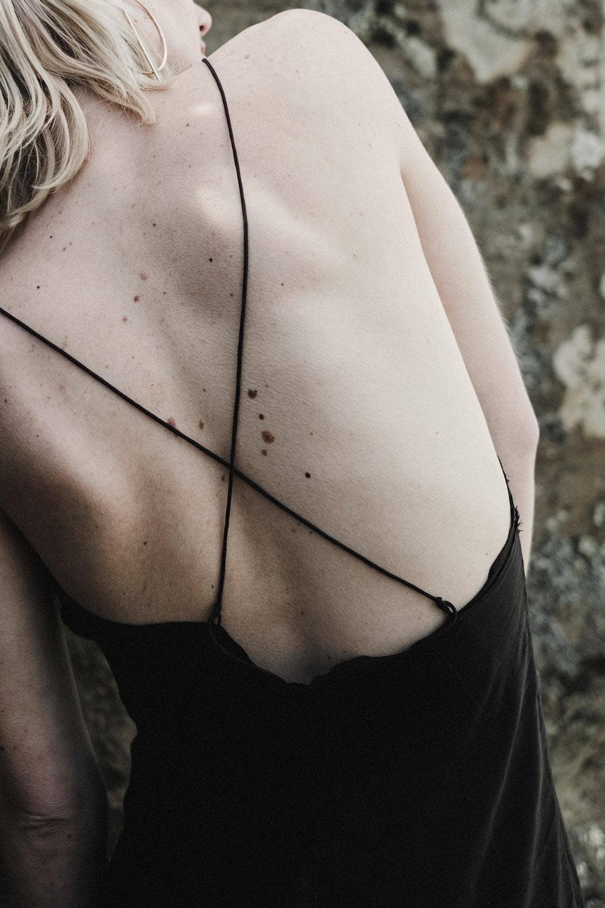 The O'Keeffe Cami Top - Ebony - LOOMES