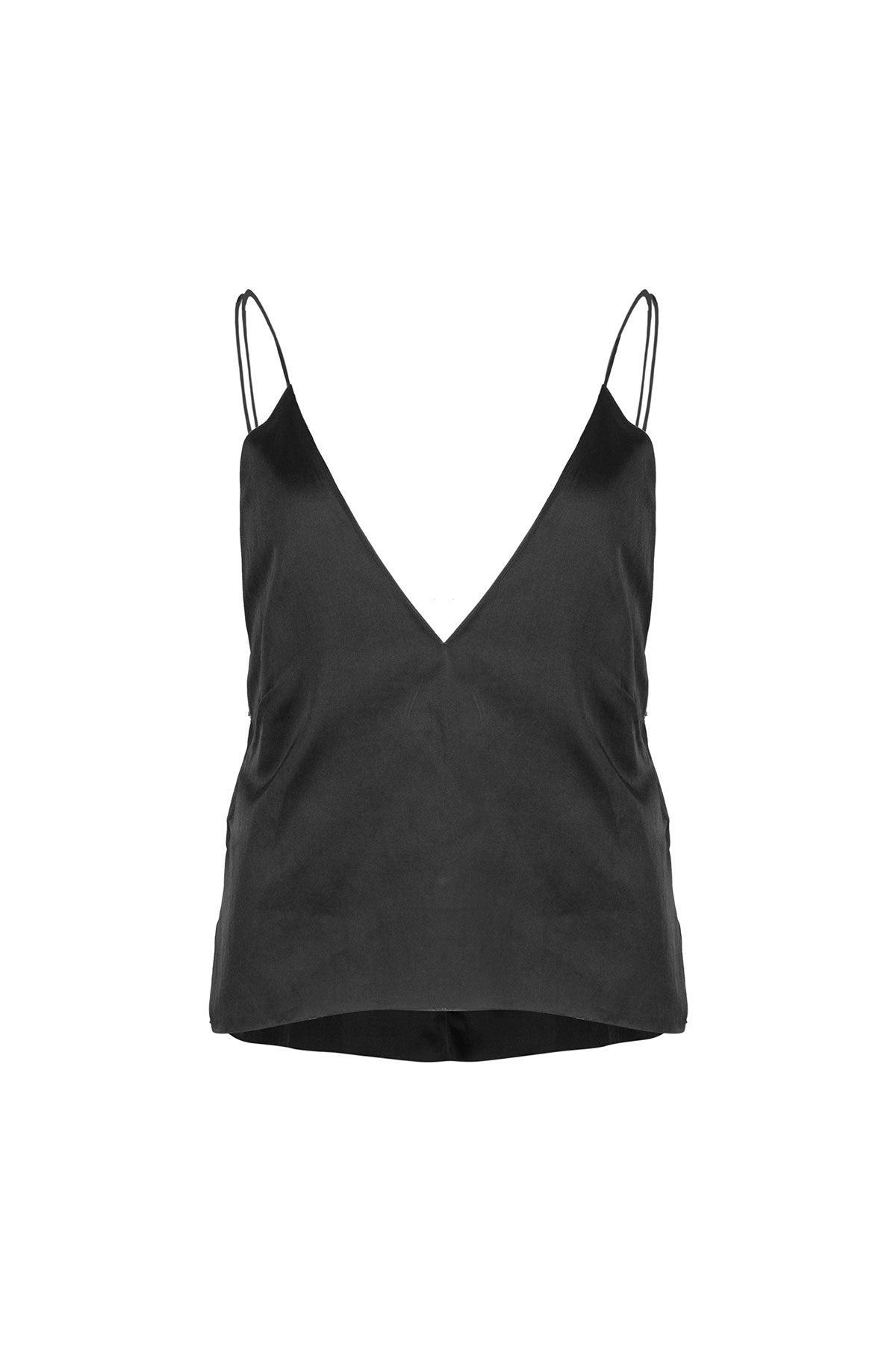 The Klimt Cami Top - Ebony - LOOMES