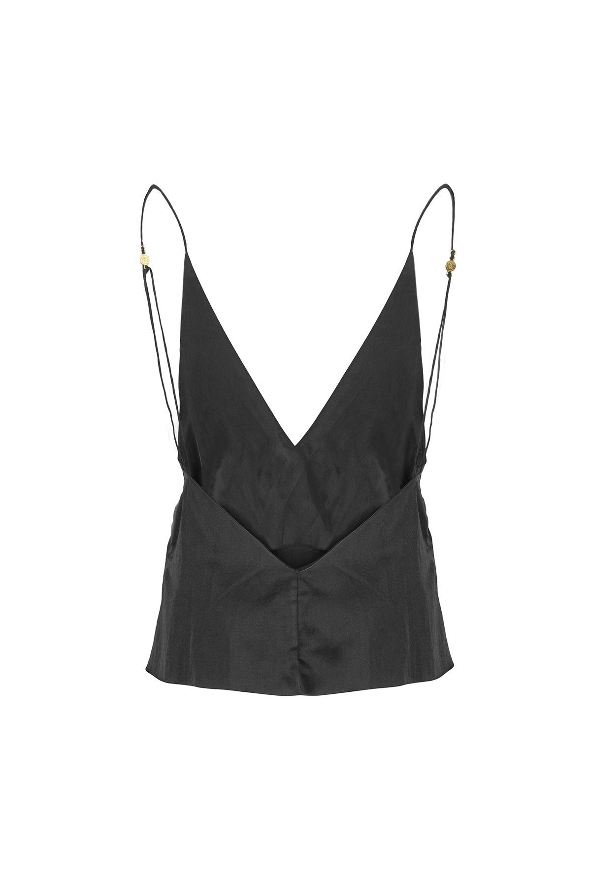 The Klimt Cami Top - Ebony - LOOMES