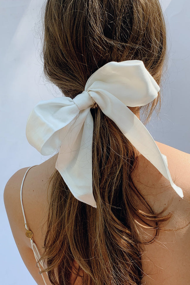 Sustainable Silk Ivory Ribbon - LOOMES