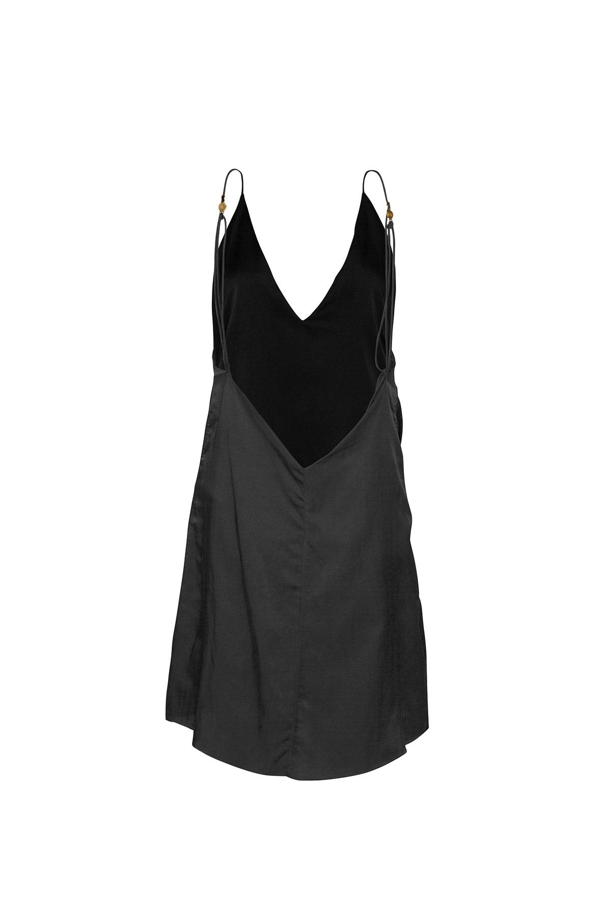 The Klimt Mini Dress - Ebony - LOOMES