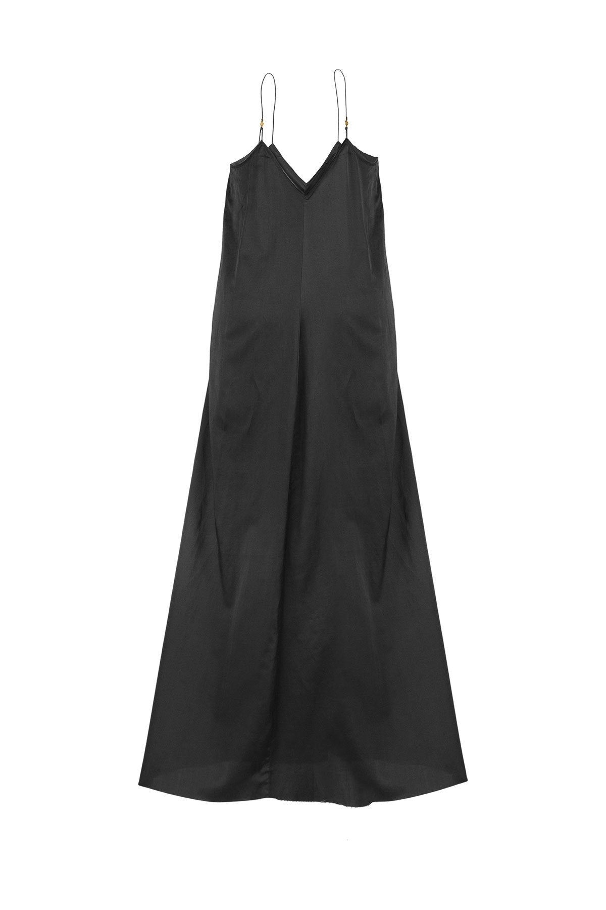 The Pablo Full Length Dress - Ebony - LOOMES