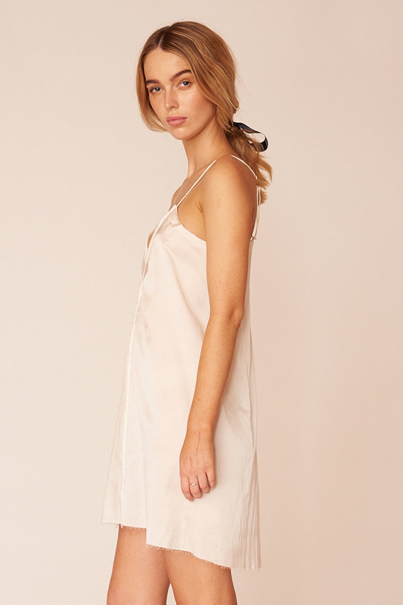 The Pablo Mini Dress - Ivory - LOOMES