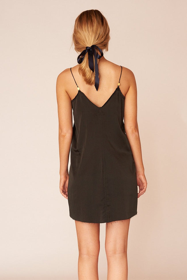 The Pablo Mini Dress - Ebony - LOOMES