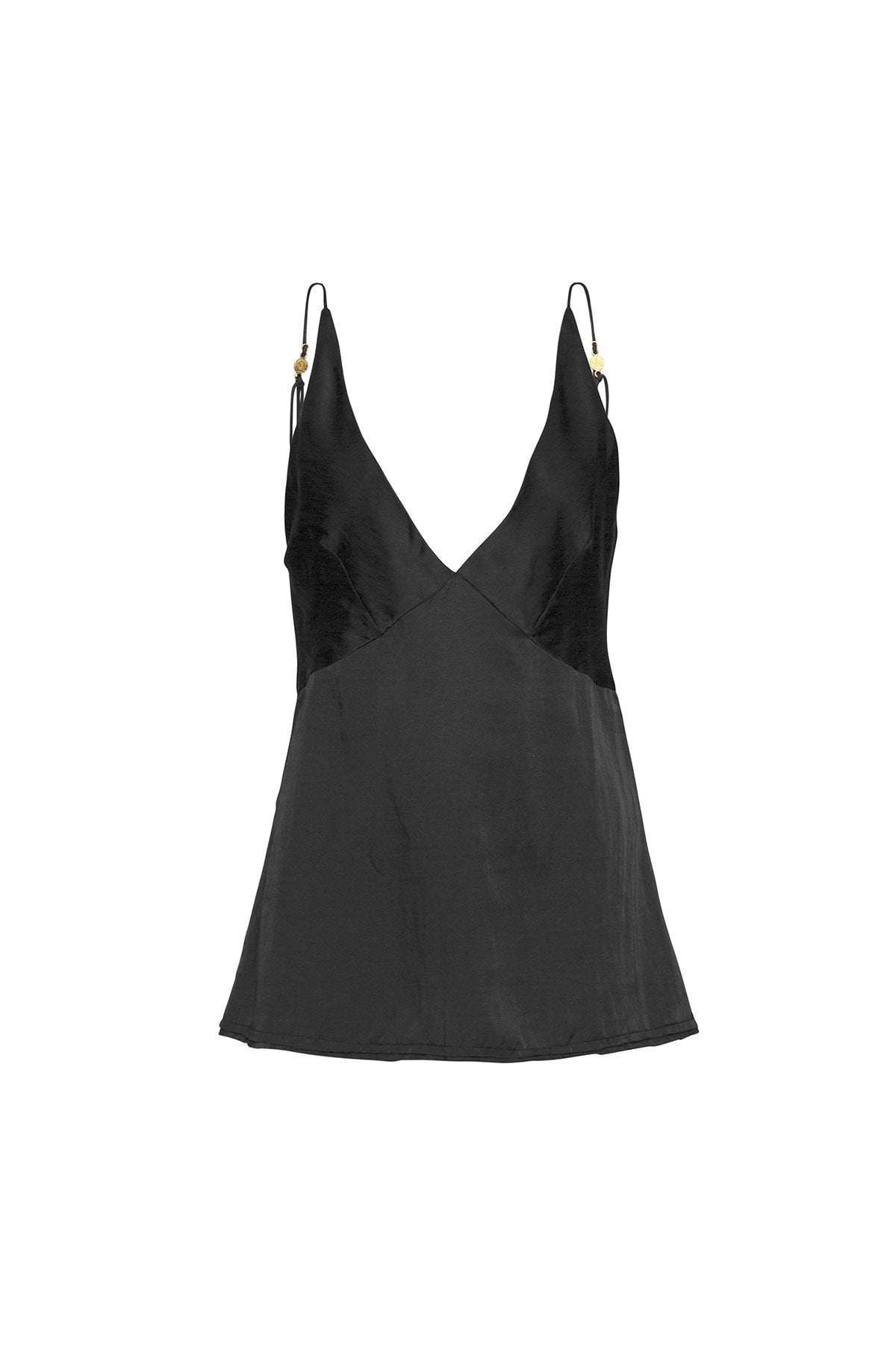 The Renoir Cami Top - Ebony - LOOMES