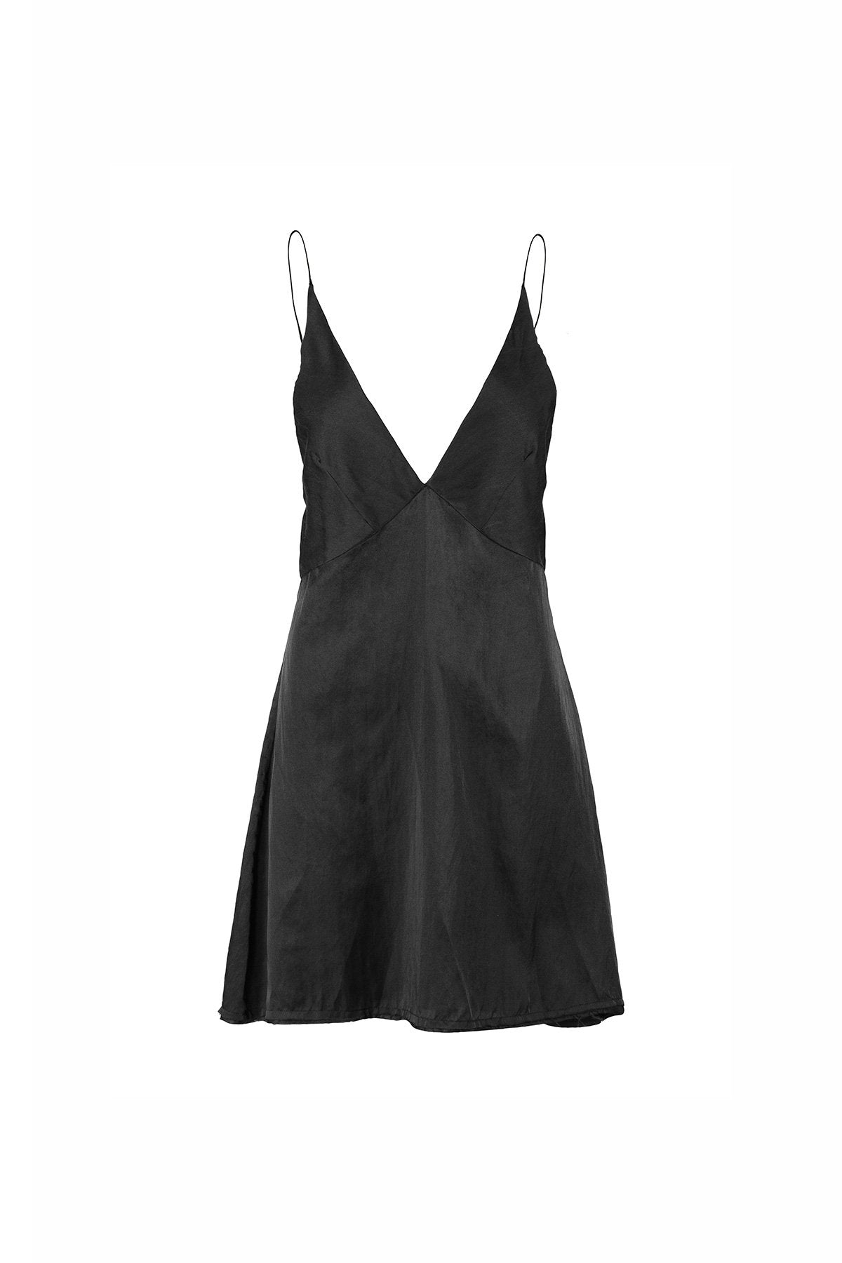 The Renoir Mini Dress - Ebony - LOOMES