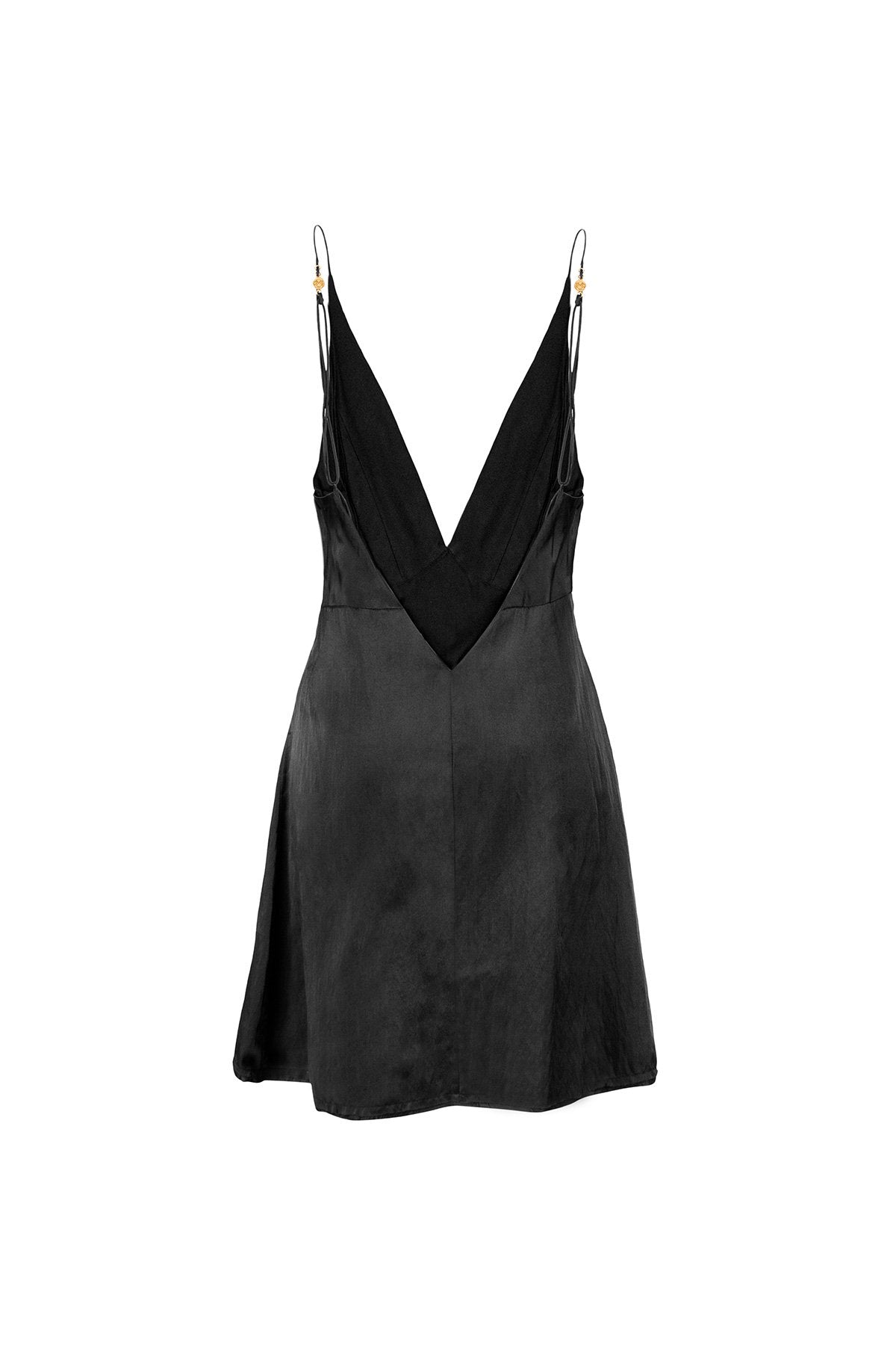 The Renoir Mini Dress - Ebony - LOOMES