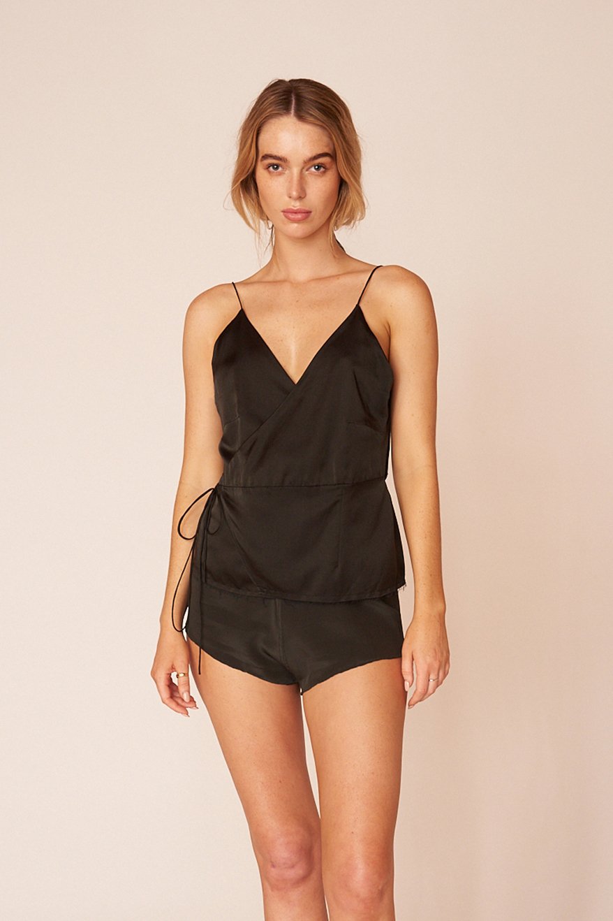 The Matisse Cami Top - Ebony - LOOMES