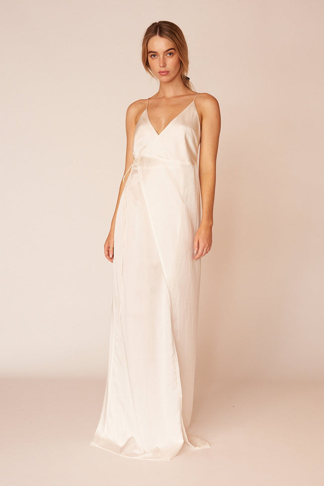 The Matisse Full Length Dress - Ivory - LOOMES