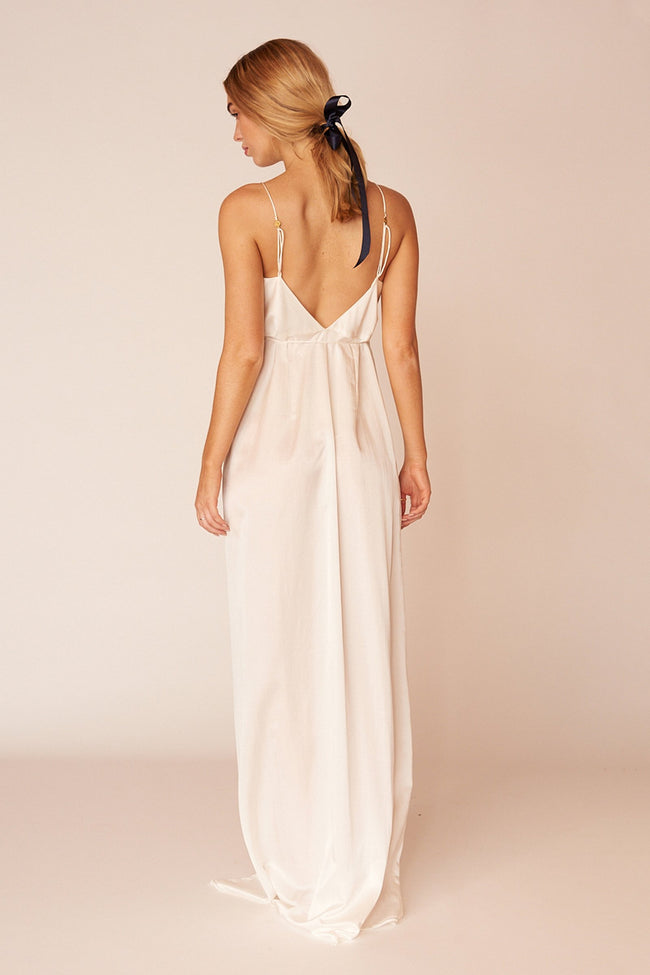 The Matisse Full Length Dress - Ivory - LOOMES