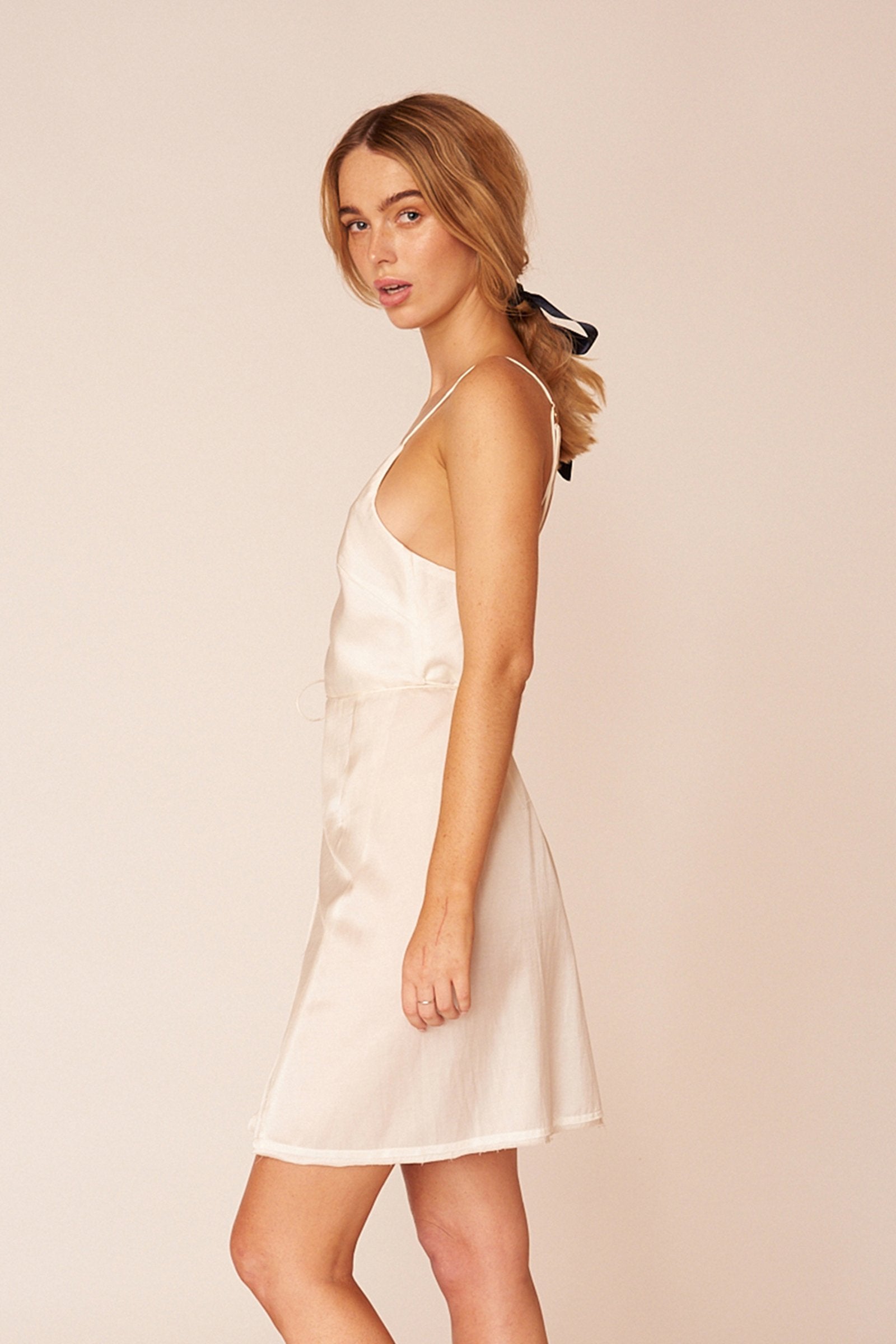 The Matisse Mini Dress - Ivory - LOOMES