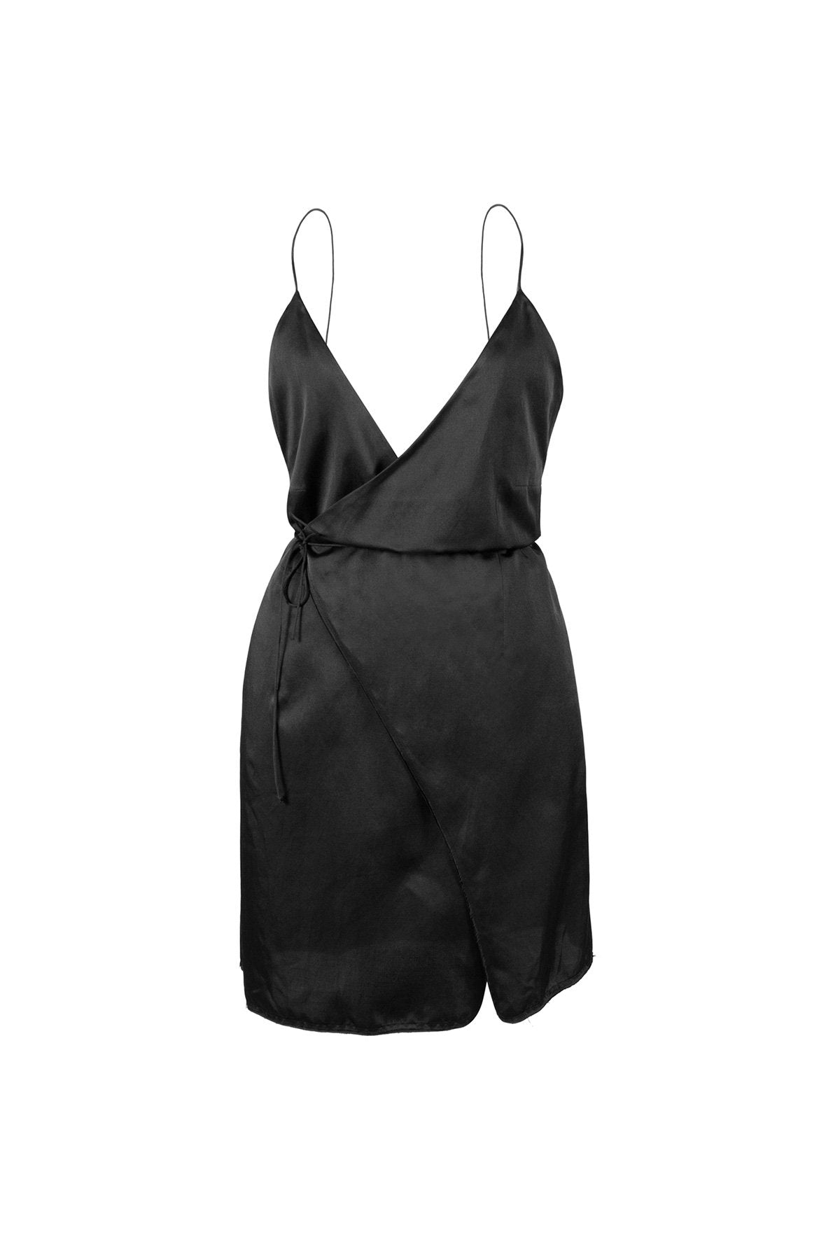 The Matisse Mini Dress - Ebony - LOOMES