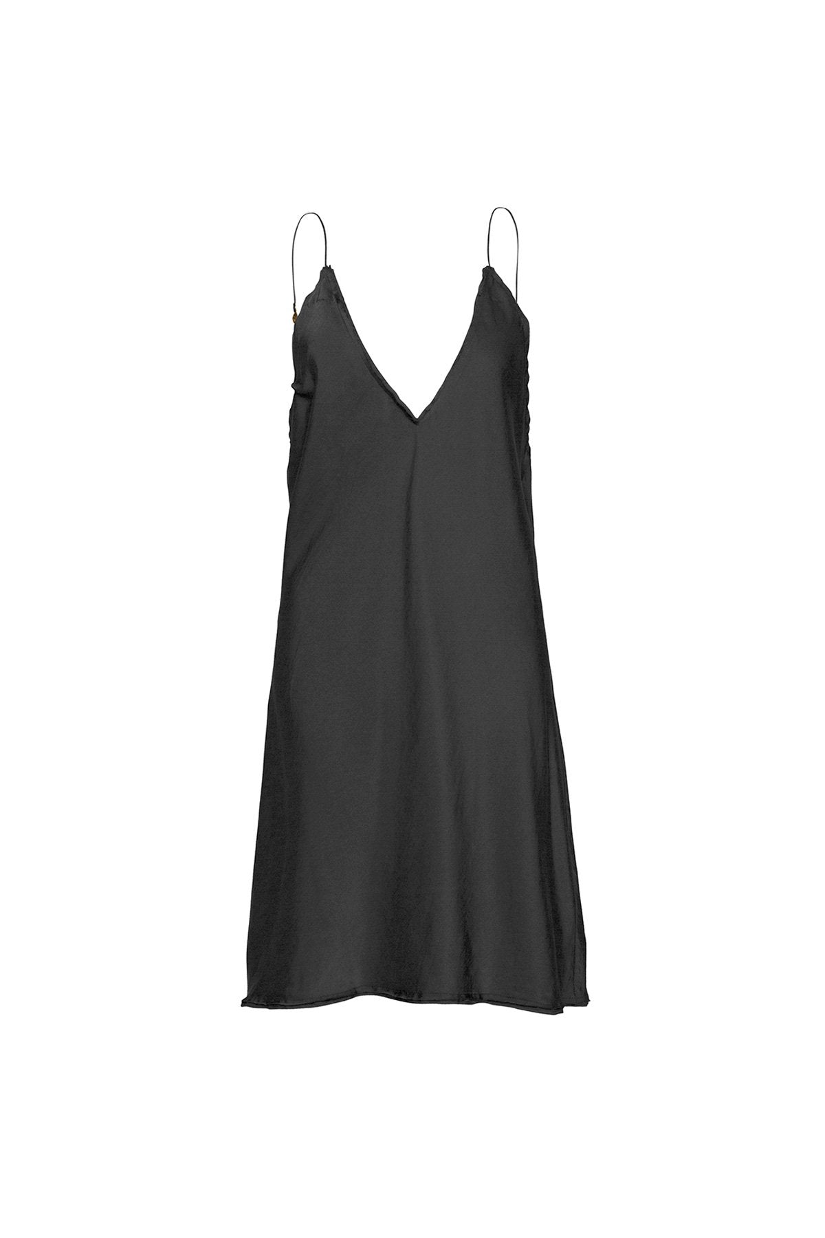 The O'Keeffe Mini Dress - Ebony - LOOMES