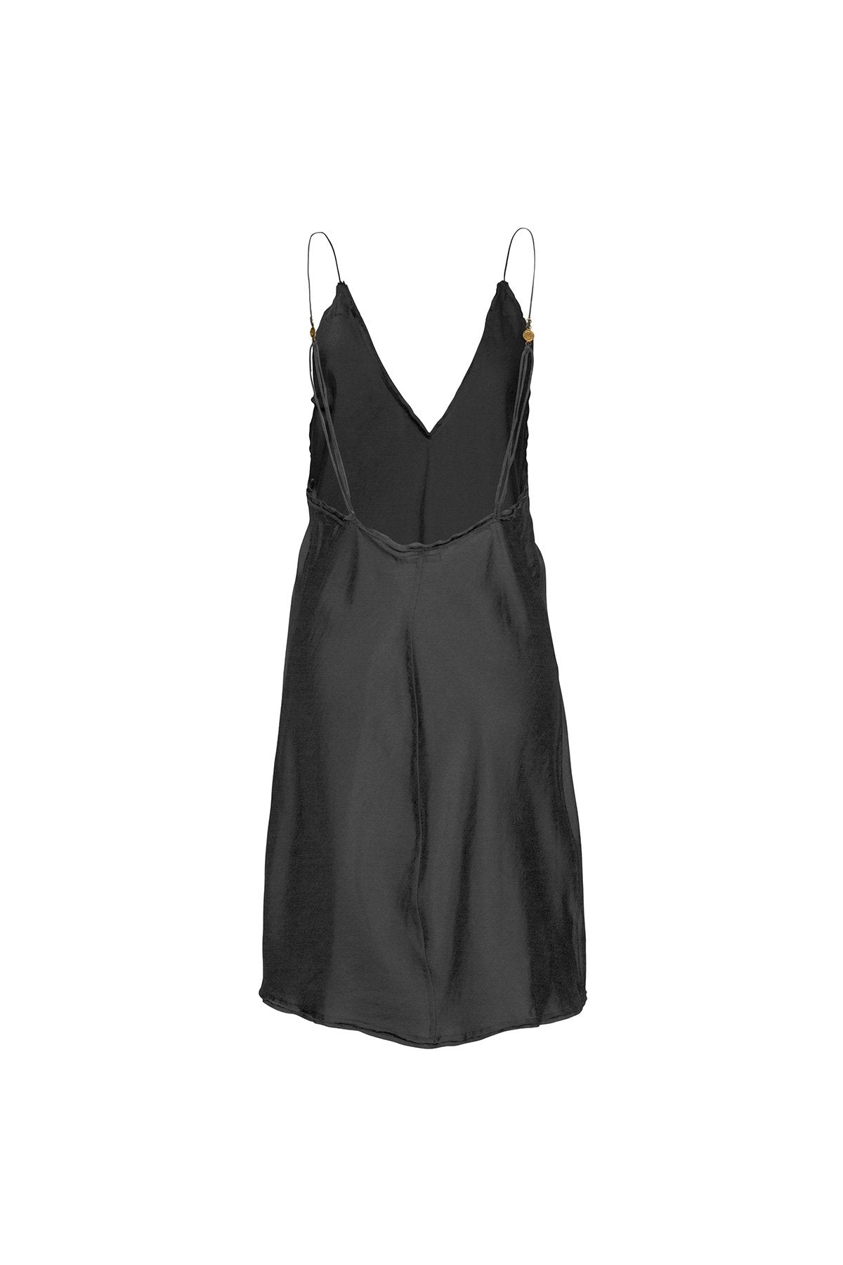 The O'Keeffe Mini Dress - Ebony - LOOMES