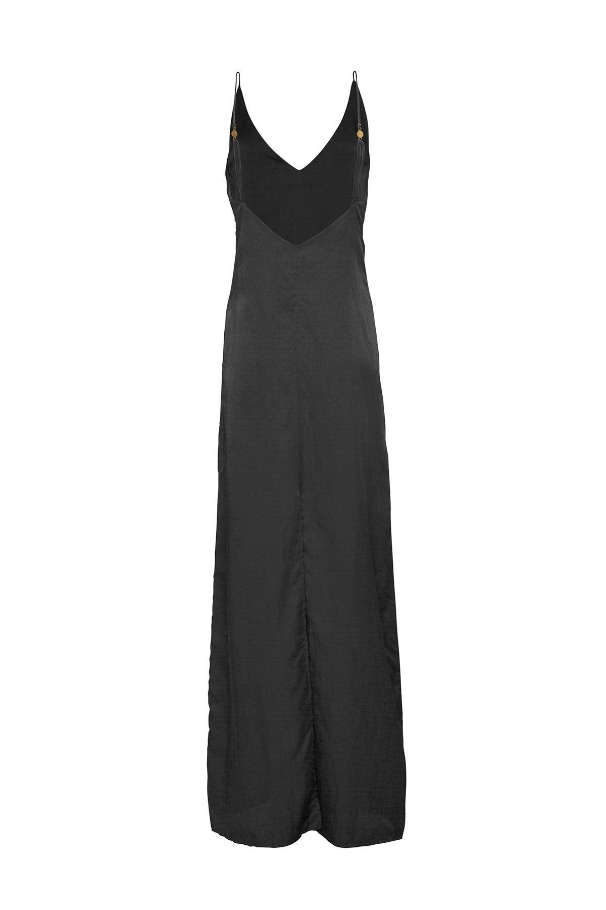 The Klimt Full Length Dress - Ebony - LOOMES